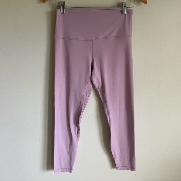 Lululemon Align High Rise Pant 25” 7/8 Legging Tight Lavendar Lux Size 8 - Picture 2 of 7
